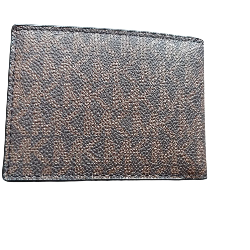 Michael Kors Men's Brown Bi-Fold Card Holder NWOT - Picture 2 of 7